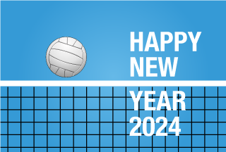 Volleyball Happy New Year 2023