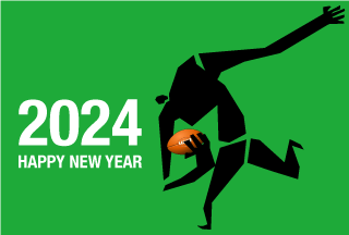Football Man Happy New Year 2023