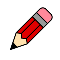 Short Red Pencil
