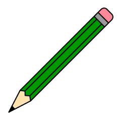 Long Green Pencil