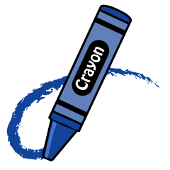 Drawing Blue Crayon