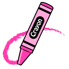 Drawing Pink Crayon