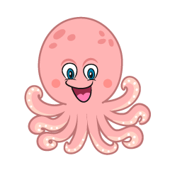 Light Pink Octopus