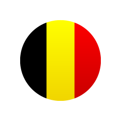 Belgium Circle Flag