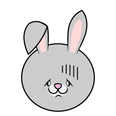 Sad Rabbit Face