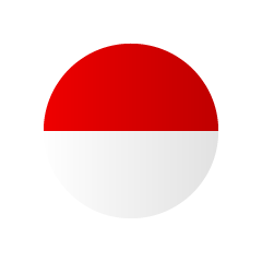 Indonesia Circle Flag