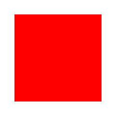 Cuadrado simple rojo