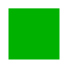 Cuadrado simple verde