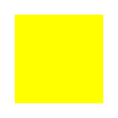 Cuadrado simple amarillo