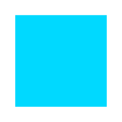 Cuadrado simple azul claro