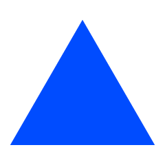 Simple Blue Triangle