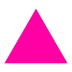 Simple Pink Triangle