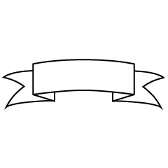 white ribbon clip art