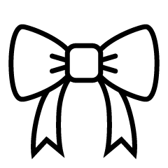 Bold Bow Black and White