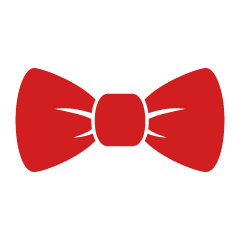 Red Bow Tie Silhouette