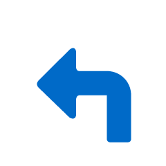 Simple Turn Left Arrow