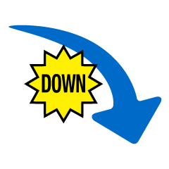 Simple Drop Arrow with Down