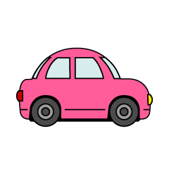 Cute Pink Car