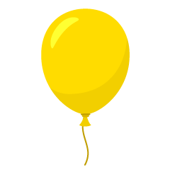 Simple Yellow Balloon