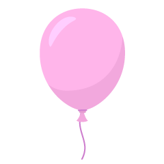 Simple Light Pink Balloon