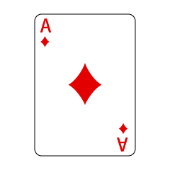 Ace of Diamonds Playing Card