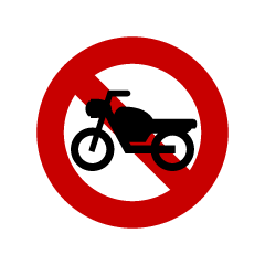 No Motorbike Sign