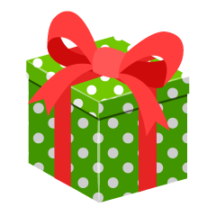 Green Dot Gift Box