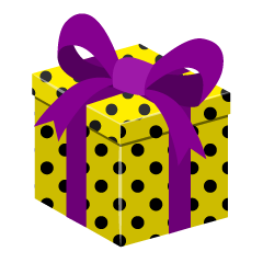 Yellow Dot Gift Box