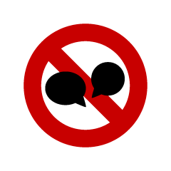 No Talking Sign