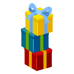 Three Gift Boxes
