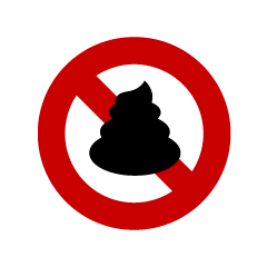 NO Dog Poop Sign