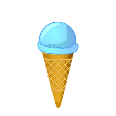 Light Blue Ice Cream
