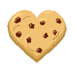 Heart Chocolate Chip Cookie