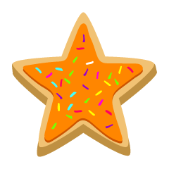 Orange Star Cookie