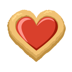 Red Heart Cookie