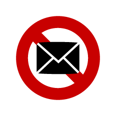 No Mail Sign