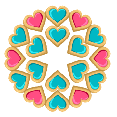 Love Heart Cookies