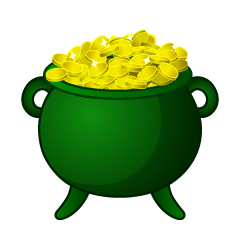 Green St Patrick's Day Pot