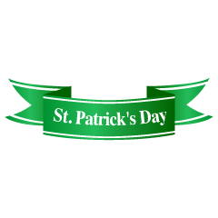 St Patrick's Day Down Ribbon
