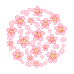 Cherry Blossom Circle